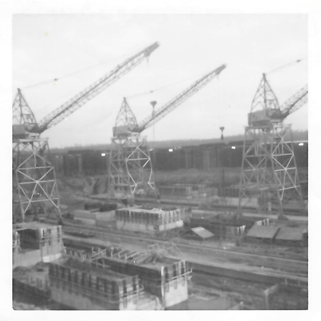 Operating Engineers Building A Dam